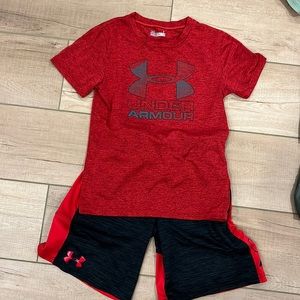 Boys Under Armour matching outfit